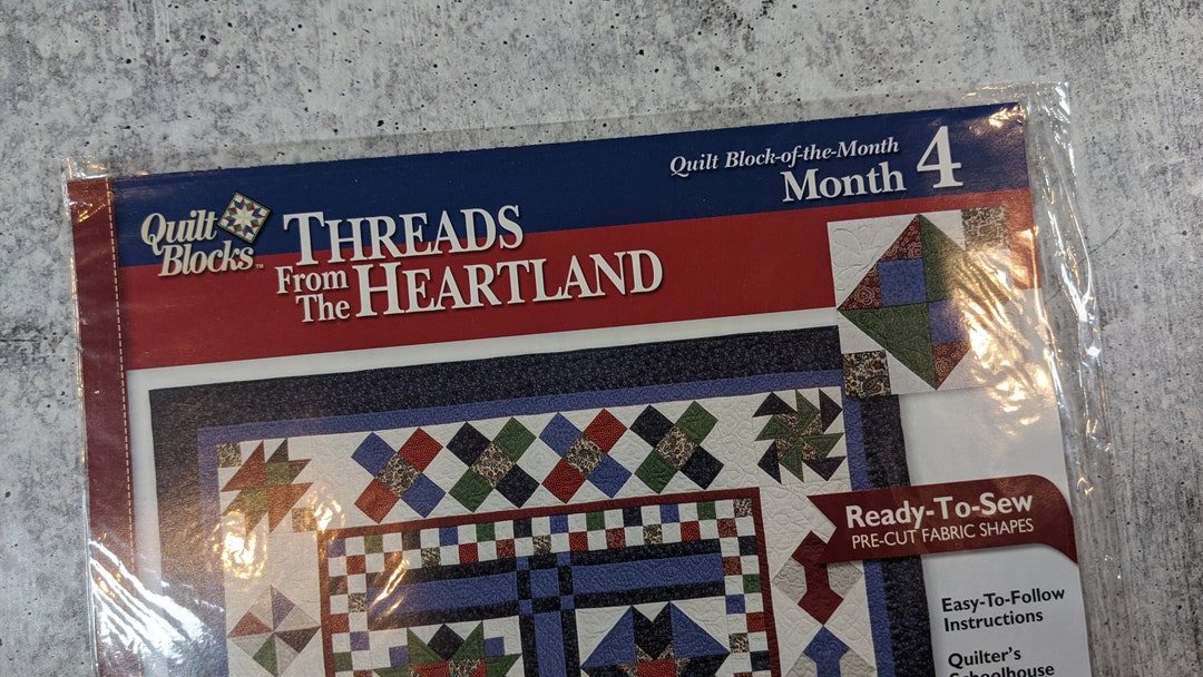 Joann Fabrics Quilt Block of Month Kit Month 4 Shaded 4 Etsy