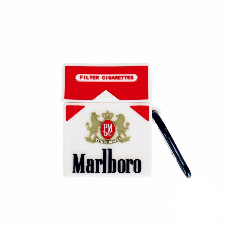 Marlboro Aipord Case Cool Airpod Case Cigarettes Airpod Etsy