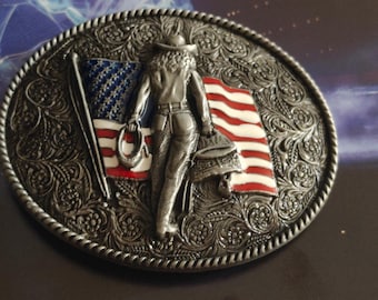 Cowgirl Belt Buckle