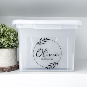 Kit boîte à souvenirs pour école, boîte à souvenirs pour enfants, boîte à souvenirs pour enfants, fourre-tout jalon personnalisé, kit boîte à oeuvres d'art pour enfants à faire soi-même, organisation du travail scolaire
