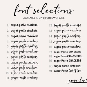 Custom Pantry Labels, Custom Kitchen Labels, Personal Spice Label, Pantry Organization Label, Vinyl Cupboard Labels, Storage Container Label image 7