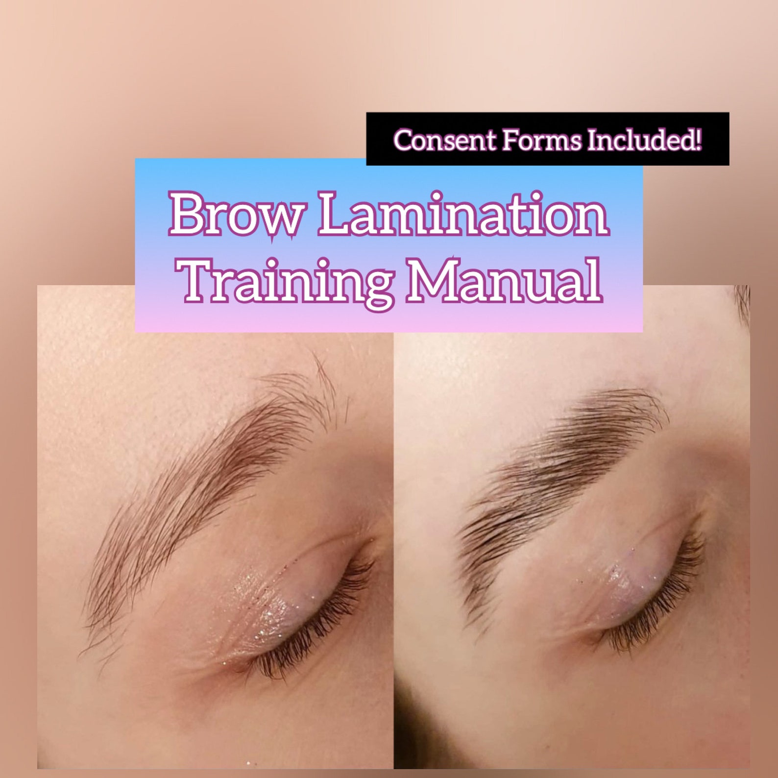 Brow Lamination Training Manual Etsy UK