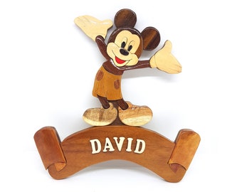 Nombre infantil personalizado de madera decorativo tipo Disney –  Letrasynombres