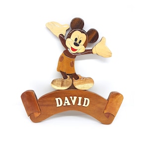 Disney Personalised Handmade Childrens Wooden Door Plaque | Nursery Decor | Bedroom Door Sign