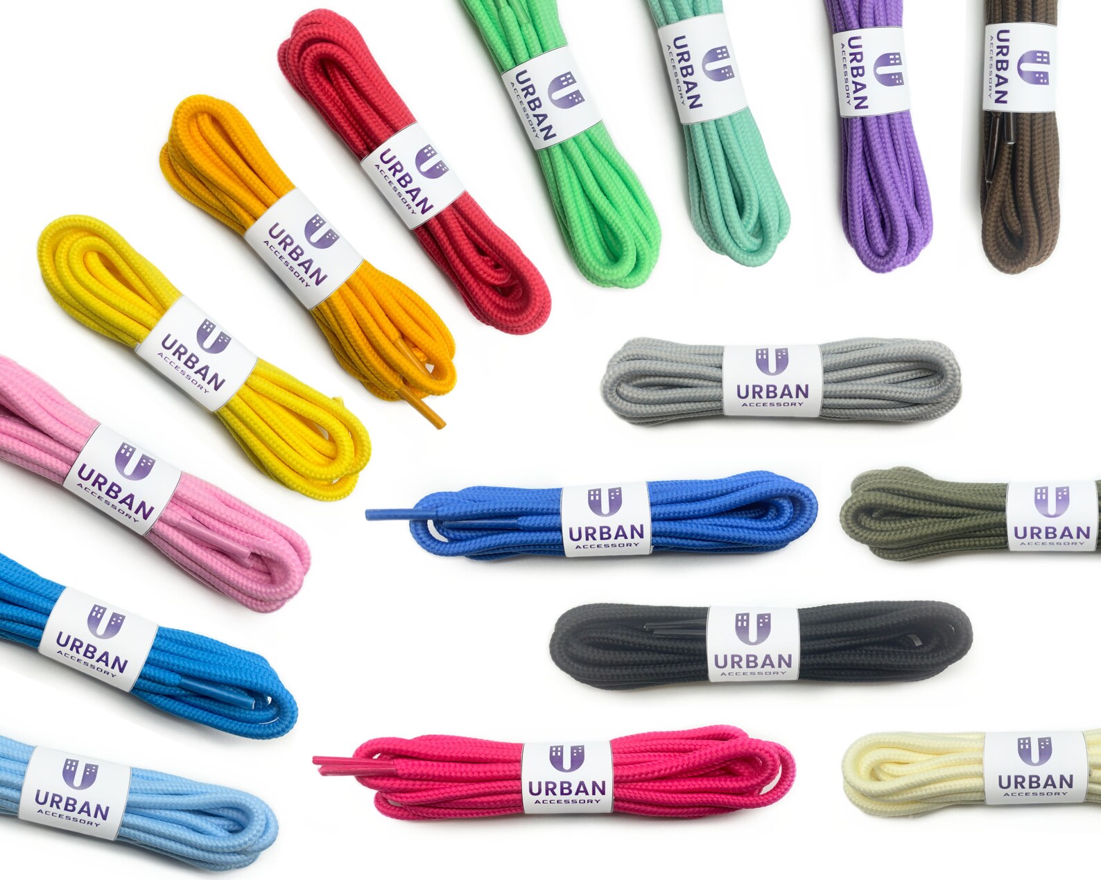 Round Color Shoelaces Suitable for Any Type of Casual Etsy Canada