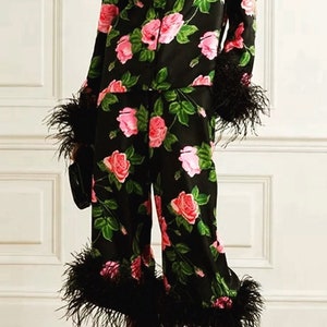 Feather pyjamas river island 2025