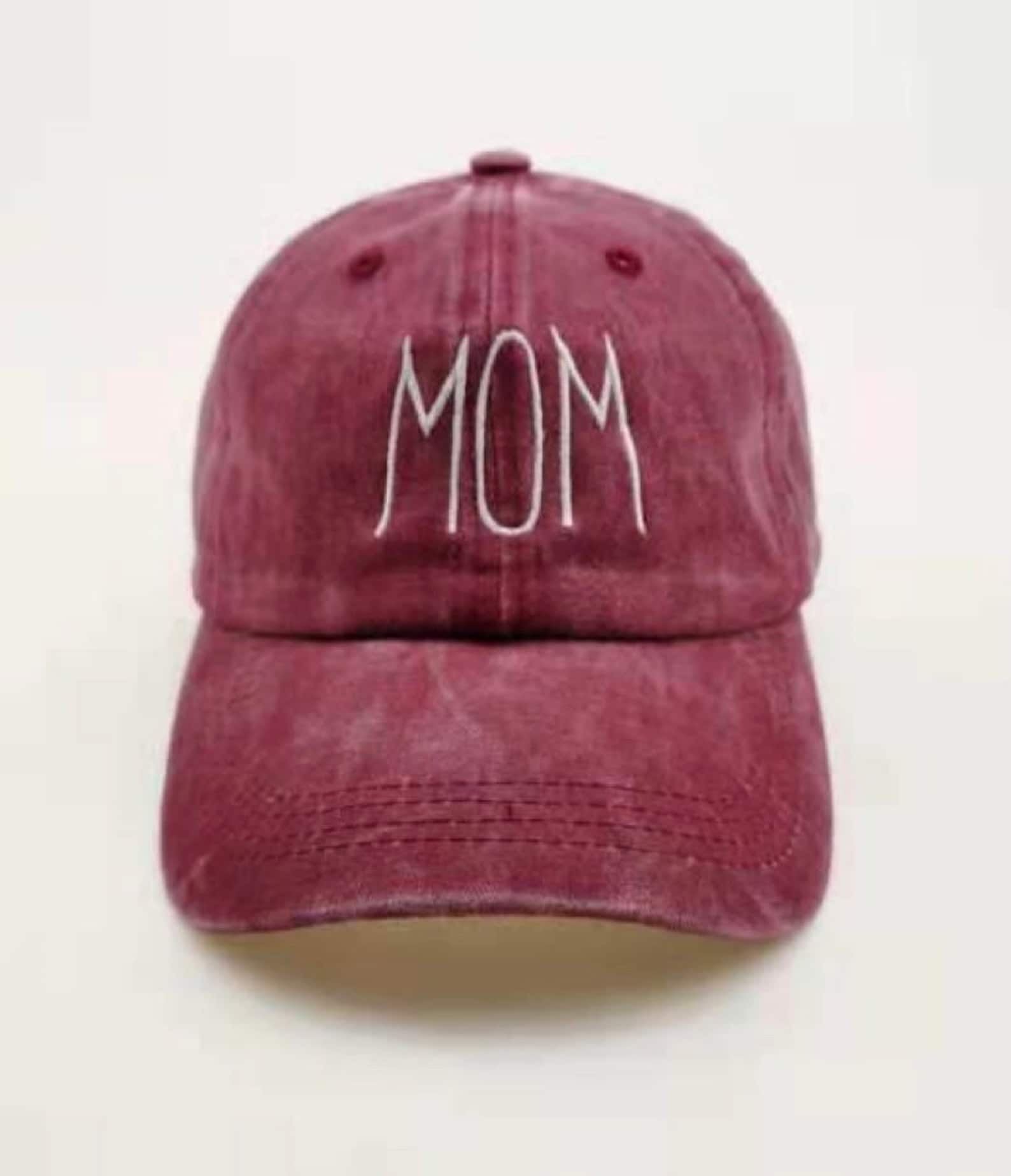 MOM Hat Mom and Dad hat Great new baby gift Baby Shower Etsy