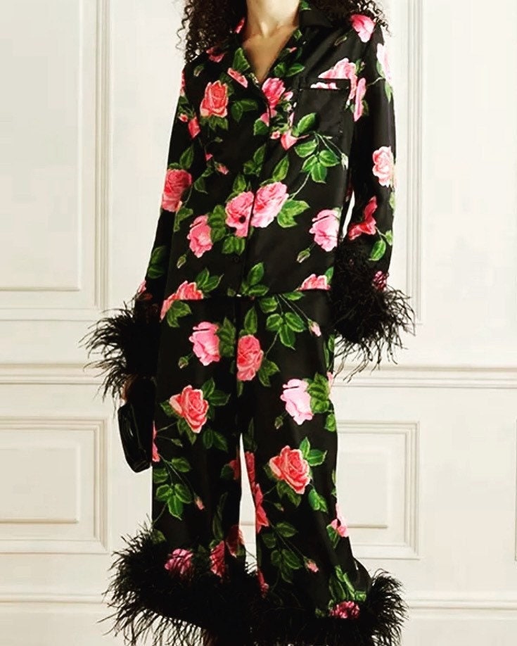 Feather hem online pyjamas