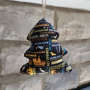 National Parks decor, National Parks Ornaments, Hiker gift, camping decor, national parks gift, handmade ornaments, traveler gifts, camper