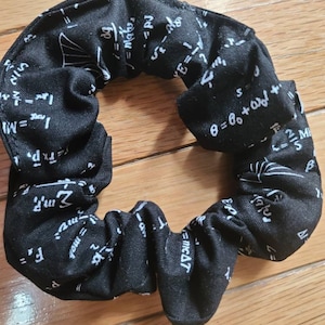 Physics hair scrunchy, physics gift, physics hair scrunchie, physics fan, physics accessory