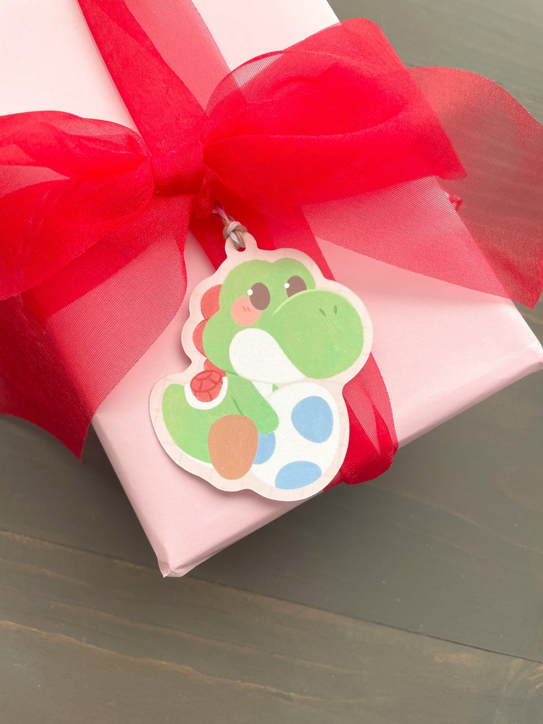 Video Game Dino Gift Tag Pack Kawaii Gift Cute Gift Tag Etsy