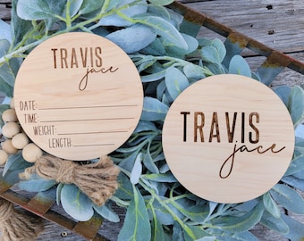 Birth Stats Sign, Newborn Baby Announcement, Newborn Baby Stat Sign, Newborn Keepsake Gift, Wood Name Sign, New Mom Gift, Baby Shower Gift