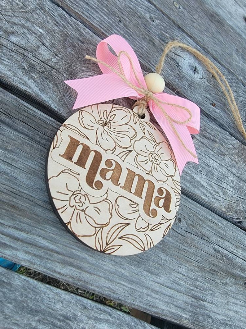 Mama Car Mirror Charm Mama Car Mirror Hanger Boho Beaded Etsy