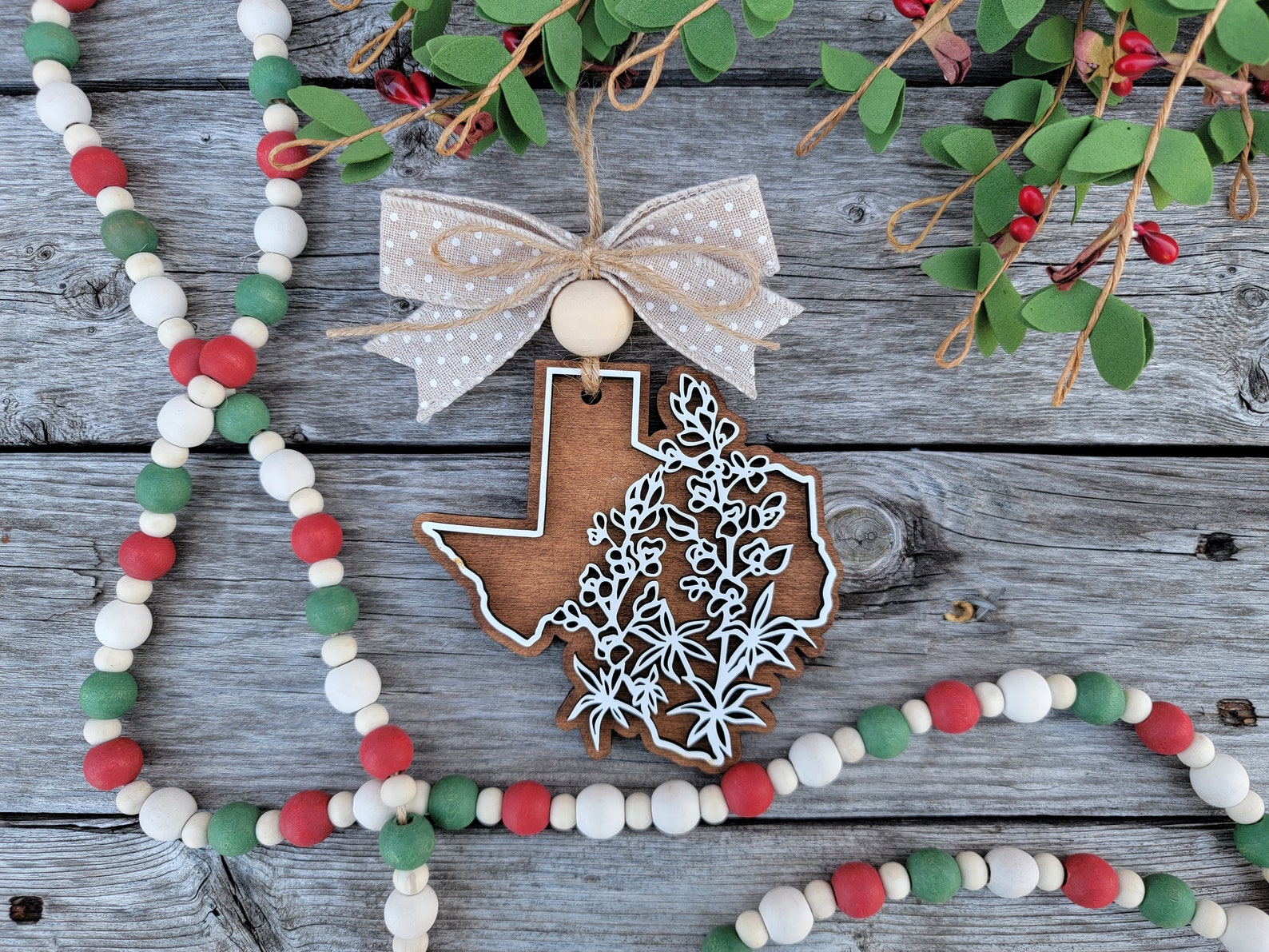 Texas Christmas Ornament Bluebonnet Ornament Texas - Etsy