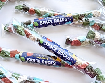 Party favour // Space Rocks – Chocolate