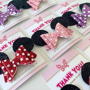 Bedankkaart voor een feestje // Minnie Bow's
