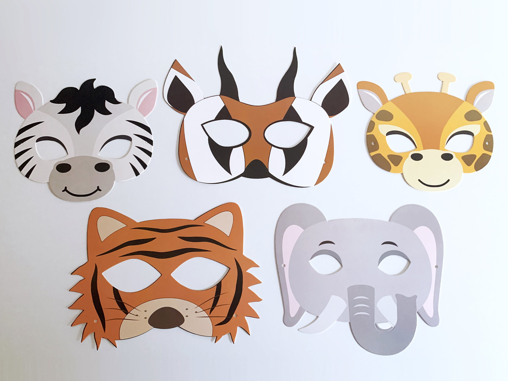 Jr. RangerLand North American Animal Paper Masks Craft Kit