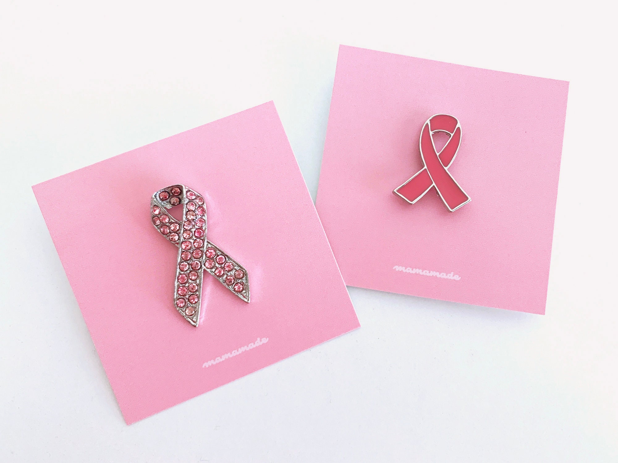 30 épingles Ruban Rose - Broche Sensibilisation Cancer Du Sein, En Métal, 2,5 Cm