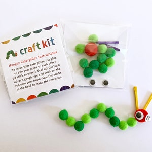 Mini craft kit // Caterpillar