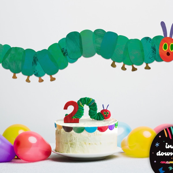 Banner bunting // Hungry Caterpillar (digital file only – instant download)