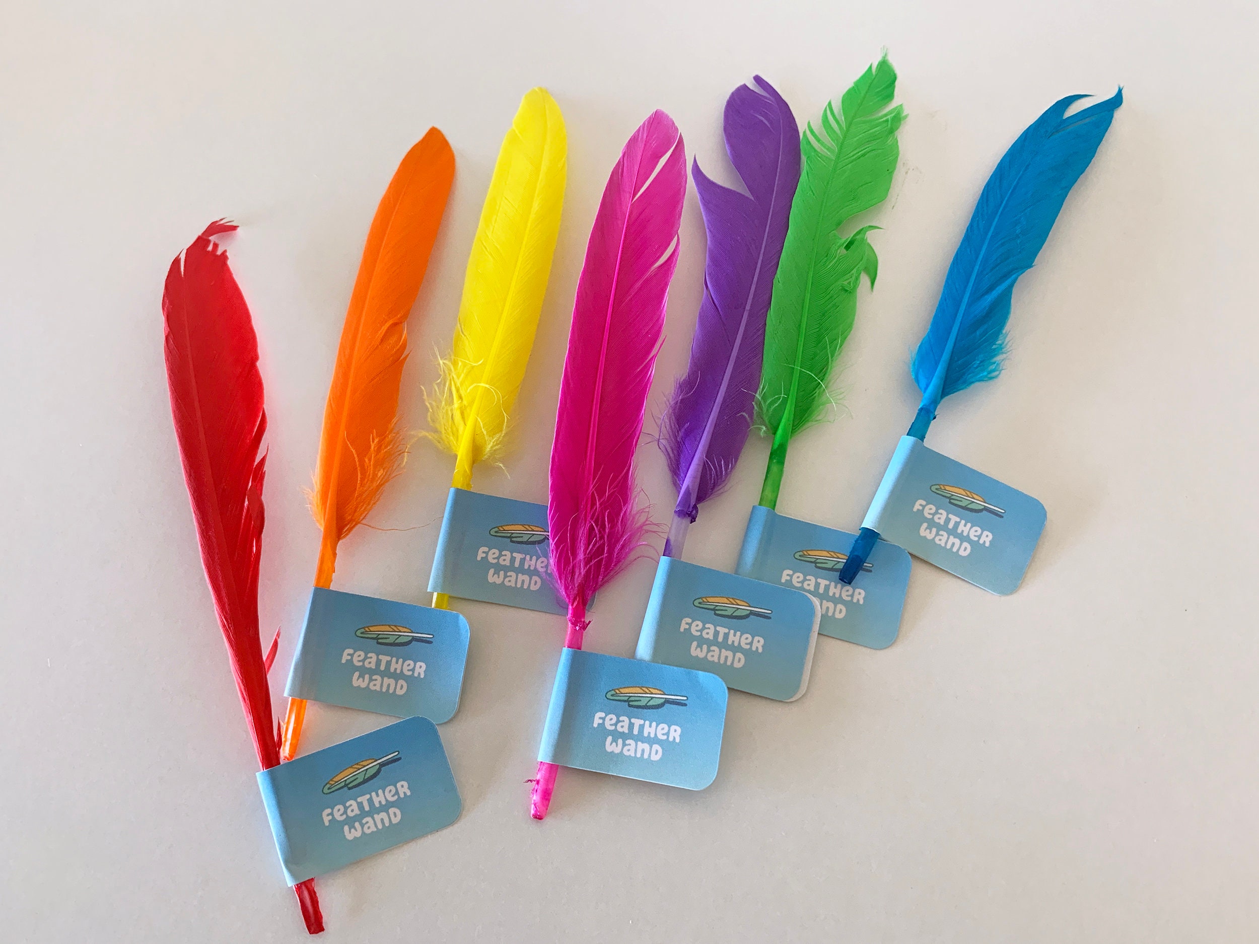 Party favour // Feather wand Etsy