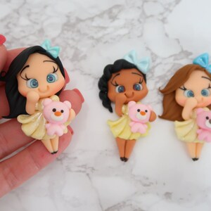Cute Baby Doll Clay Doll For Bows | Cute Clay Doll For Bows | Clays For Bows