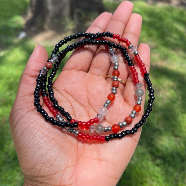 Sexuality/Sacral Chakra Crystal Waist Beads