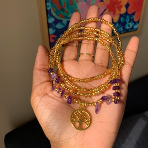 Amethyst Waist Beads