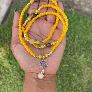 Solar Plexus Crystal Waist Bead