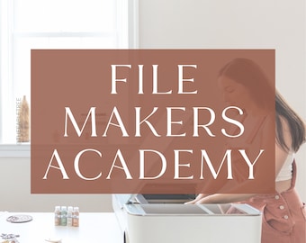 Glowforge File Design Digital Online Course Learn to Design SVG Files Virtual Course File Makers Academy