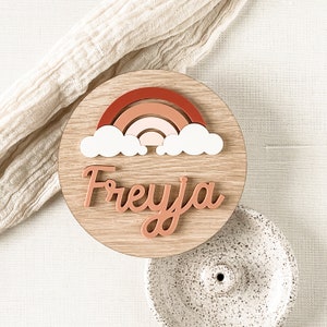 Rainbow Cloud DIY Kit Archivo colgante de pared Archivo de corte láser para Glowforge SVG