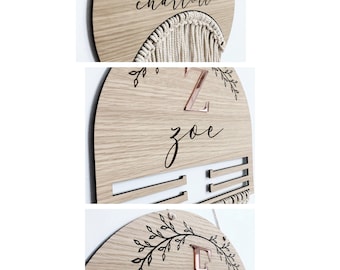 Vine Botanical Floral Wall Hanging File Bundle Archivo cortado con láser para Glowforge SVG