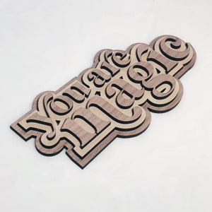 U bent magic boho houten teken SVG bestand voor Glowforge laser cutter