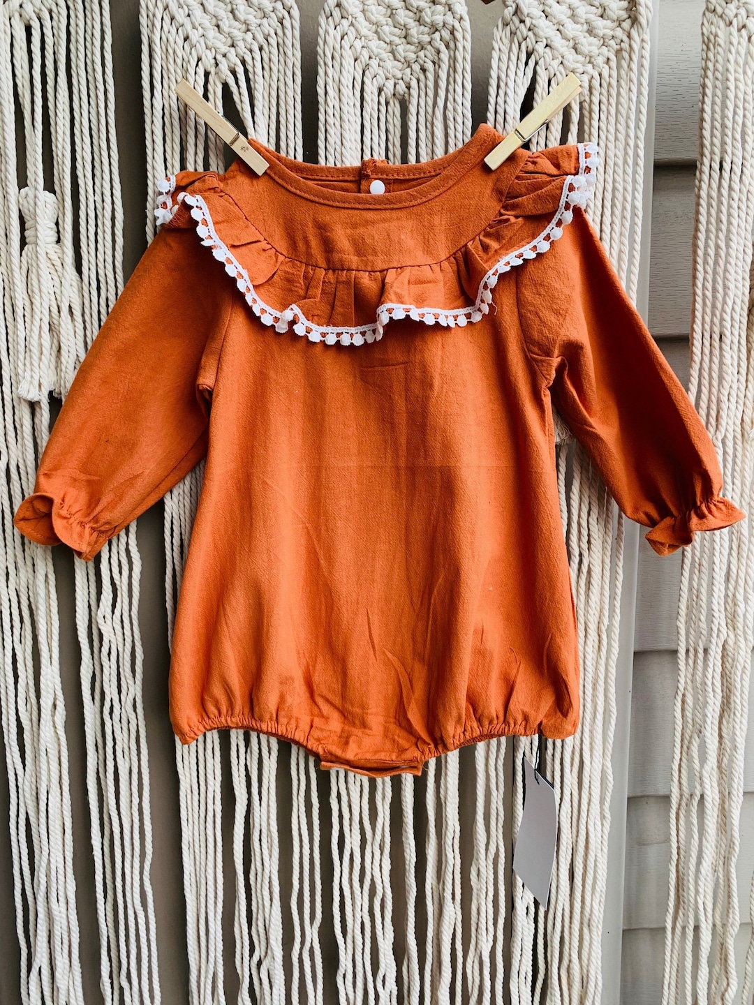 Baby Clothes Cotton Linen 100 Cotton Bodysuit for Girl Etsy