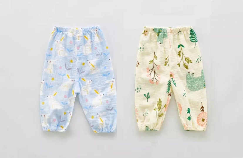 Muslin Cotton Pants for Kids - Etsy