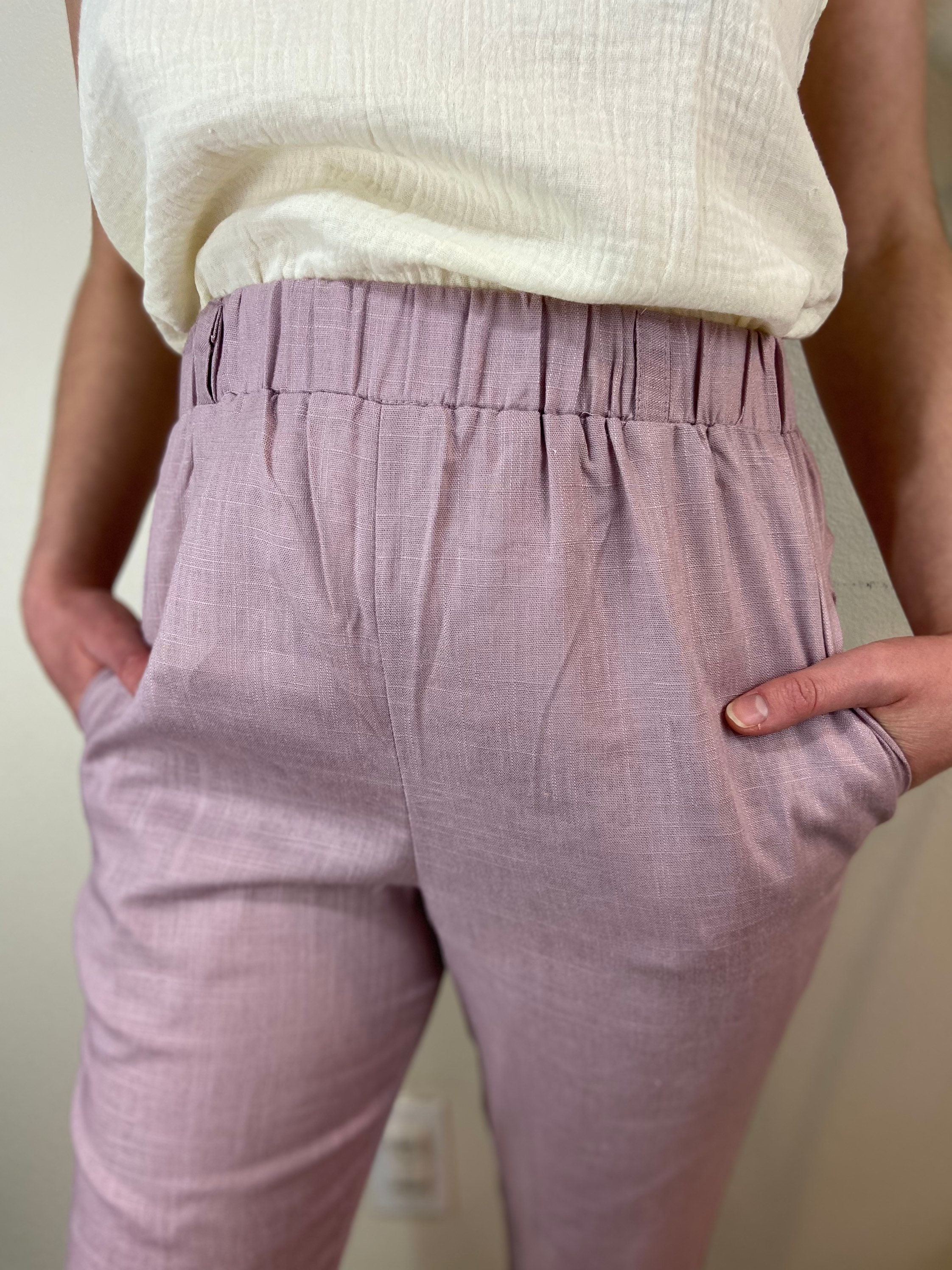 Cotton Linen Pants - Etsy
