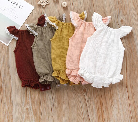 muslin cotton baby clothes