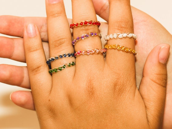 Plus size cheap stackable rings