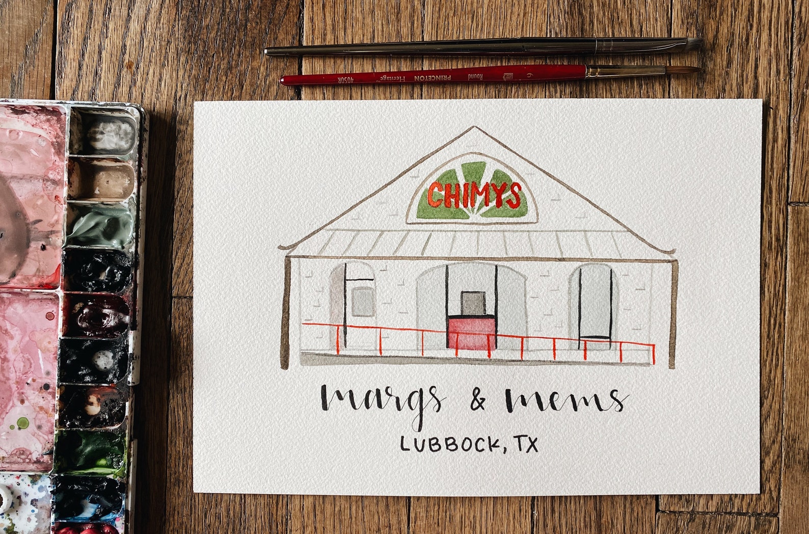 Custom Lubbock, TX Painting Etsy