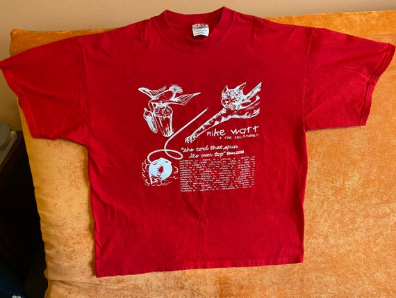 Mike Watt & the Secondmen tour T Shirt XL Firehos… - image 2