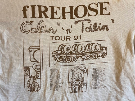 Vintage 1991 Firehose Coilin' Toilin' Flyin' The F