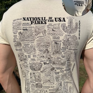 National Park Shirt, All National Parks Shirt, Comfort Colors Shirt, 63 ...