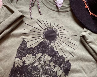 Colorado Rockies T-Shirt, Bergkette Wander-T-Shirt