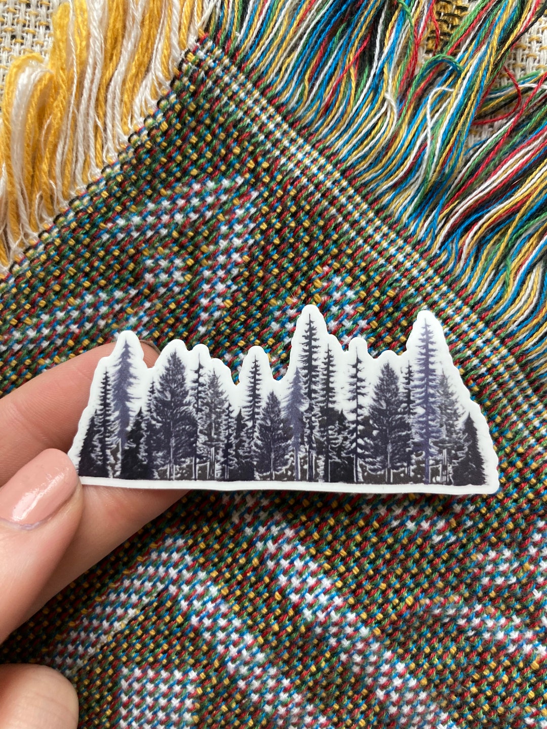 Trees Sticker Outdoors Sticker Nature Sticker Hiker - Etsy
