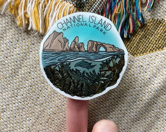 Channel Islands National Park Sticker, California, Waterproof Vinyl