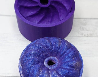 French Cruller Donut Bath Bomb Mold