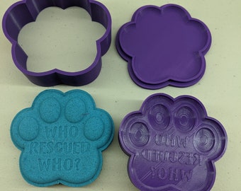 Wie heeft wie gered? Cat's Paw Bath Bomb Mold