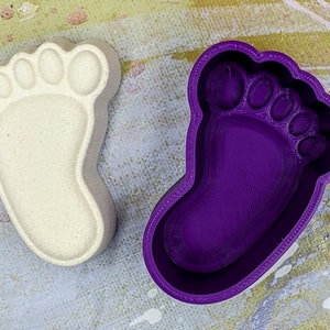 Baby foot Hybrid 3D Bath Bomb Mold