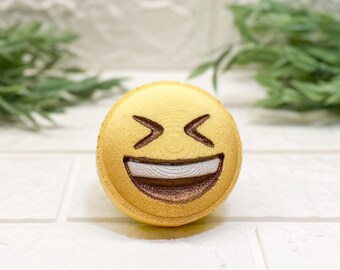 Molde para bomba de baño Emoji con cara sonriente