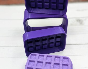 Belgian Waffle Bath Bomb Mold